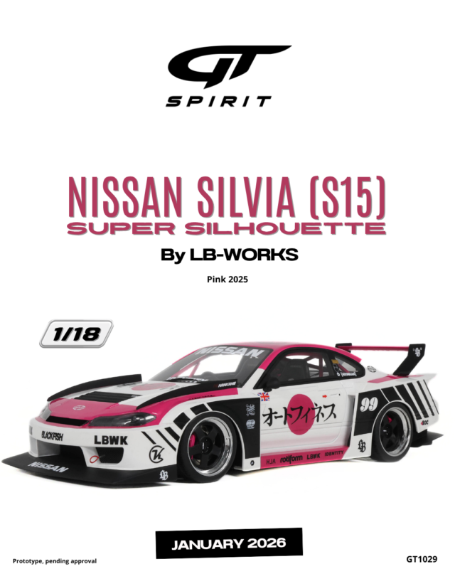 NISSAN Silvia S15 Super Silh. By LB-Works - 1:18 GT Spirit GT1029