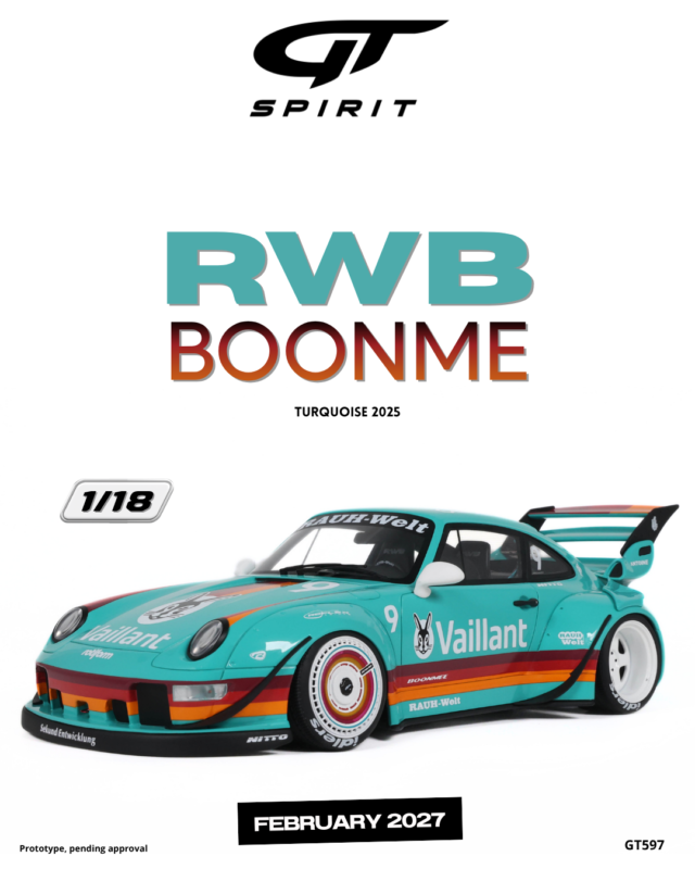 RWB Boonme 2025 Turquoise - 1:18 GT Spirit GT597