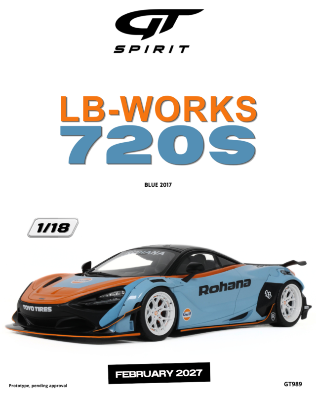 McLAREN LB-Works 720S 2017 - 1:18 GT Spirit GT989