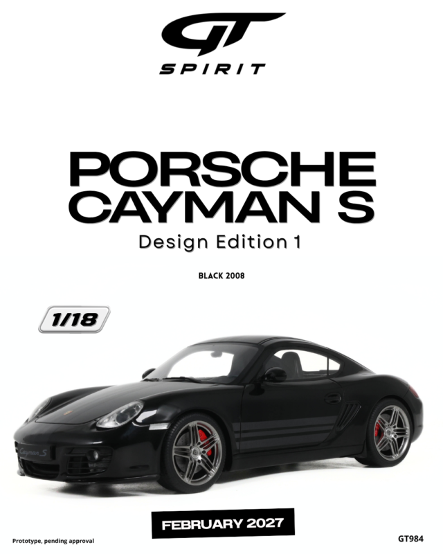 Porsche Cayman S Design Edition 1 - 2008 - 1:18 GT Spirit GT984