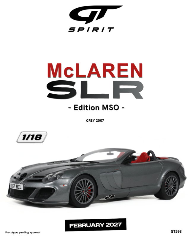 McLAREN SLR Edition MSO 2007 - 1:18 GT Spirit GT598