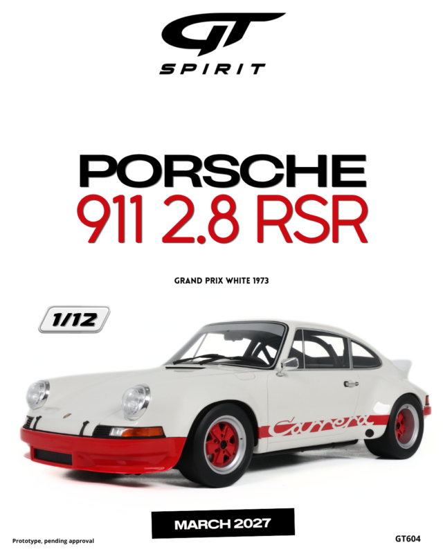 PORSCHE 911 2.8 RSR Grand Prix 1973 - 1:12 GT Spirit GT604