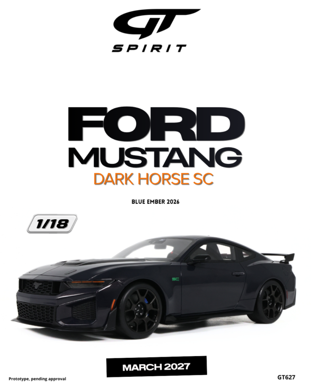 FORD Mustang Dark Horse SC 2026 - 1:18 GT Spirit GT627