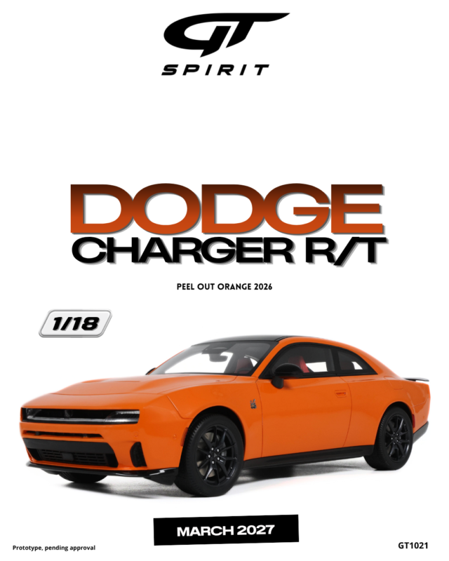DODGE Charger R/T 2026 - 1:18 GT Spirit GT1021