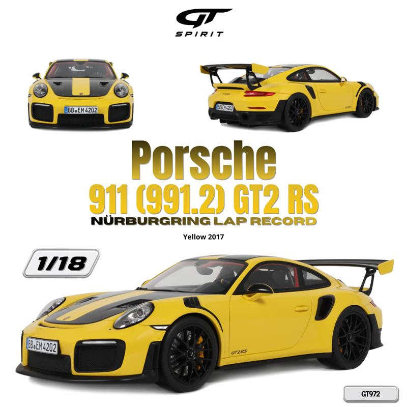 PORSCHE 911 (991.2) GTS2 RS Nürburgring Record 2017 - 1:18 GT Spirit GT972