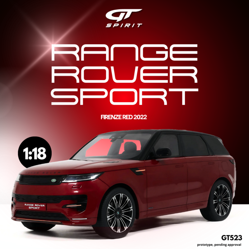 RANGE ROVER Sport 2022 Rouge - 1:18 GT Spirit GT523