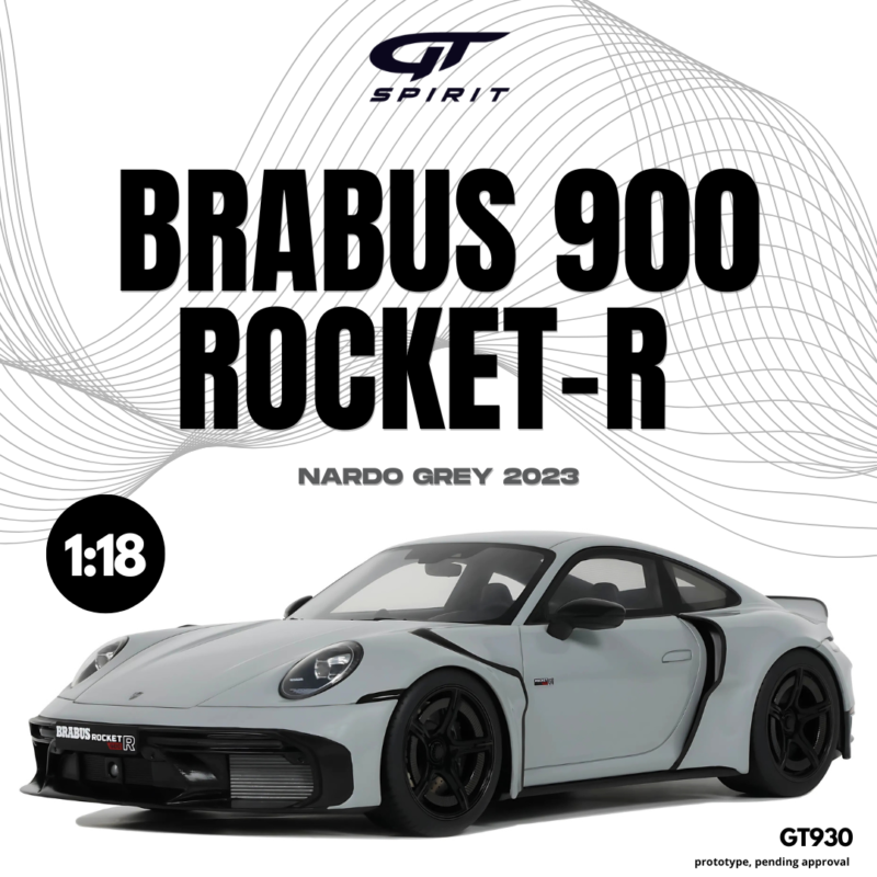 BRABUS 900 ROCKET-R 2023 Gris Nardo - 1:18 GT Spirit GT930