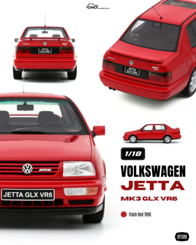VOLKSWAGEN Jetta GLX VR6 1996 Red - 1:18 OttO OT1389